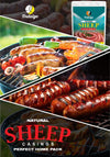 Perfect Home Pack Natural Sheep Sausage Casing, HALAL, 18/20mm (15 Meter)