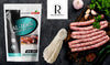 Natural Halal Sheep Sausage Casing Links for Hot Dogs, Merguez, Sujouk, Makanak, Italian sausage, 296 feet hank- 90 meter (CASING 24-26MM)