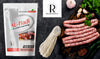 AL-HADI HALAL Natural Sheep Sausage Casings – 90 Meter (296 ft) Hank – 22-24mm for Breakfast Sausage, Hot Dogs, Italian Sausage & More..